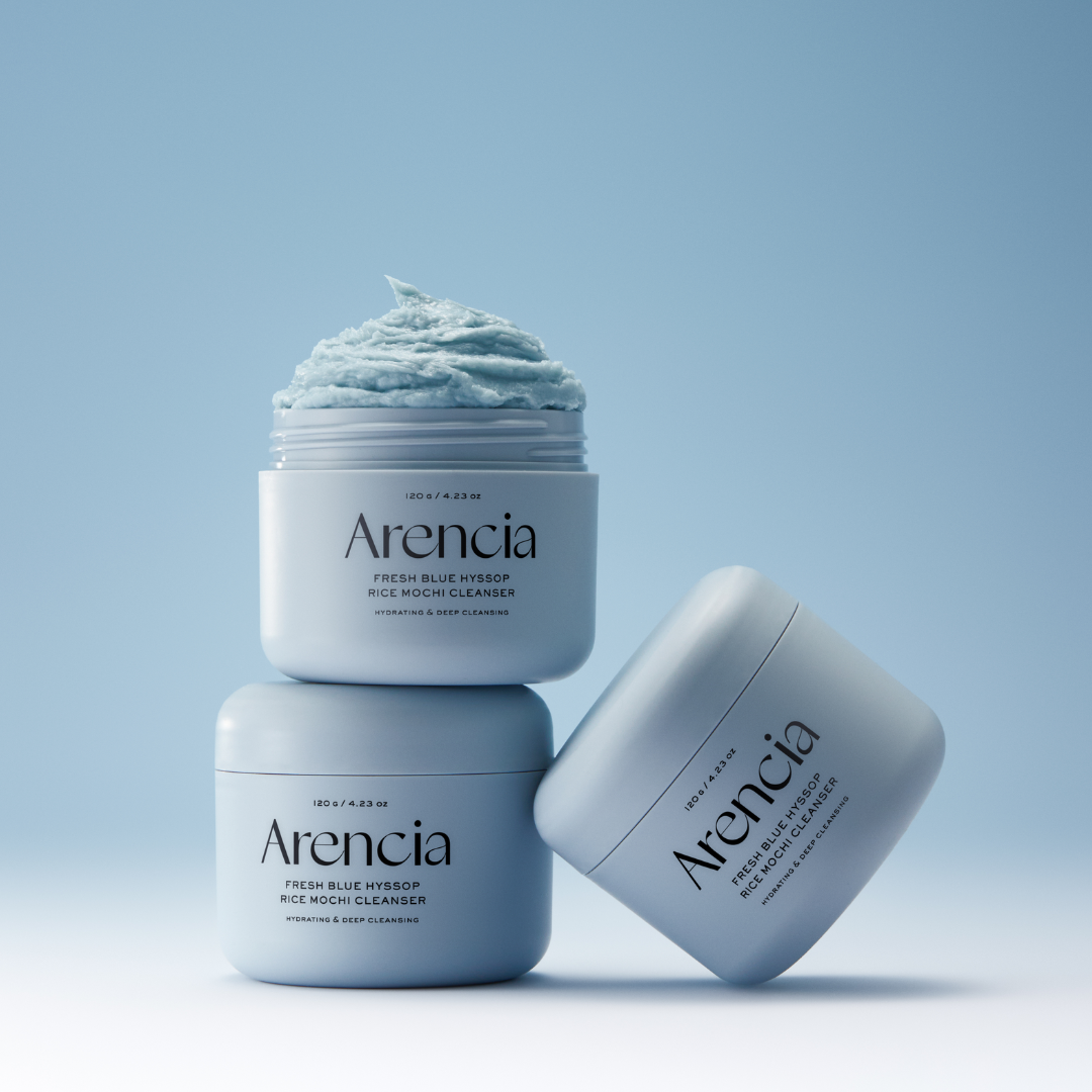 Arencia - Fresh Blue Hyssop Rice Mochi Cleanser