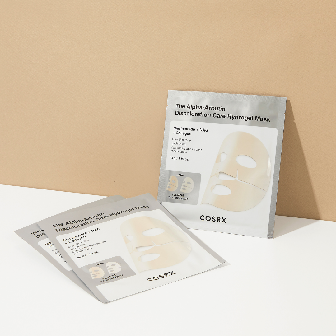 Cosrx - The Alpha-Arbutin Discoloration Care Hydrogel Mask (3 pcs.)