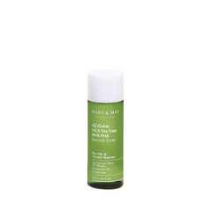 Grøn flaske med Mary&May Vegan Cica Tea Tree AHA PHA toner til fedtet hud, 30 ml.