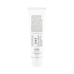 Hvid tube med sort tekst, "Dr. Althea 345 Relief Cream." Enkel og stilren emballage.