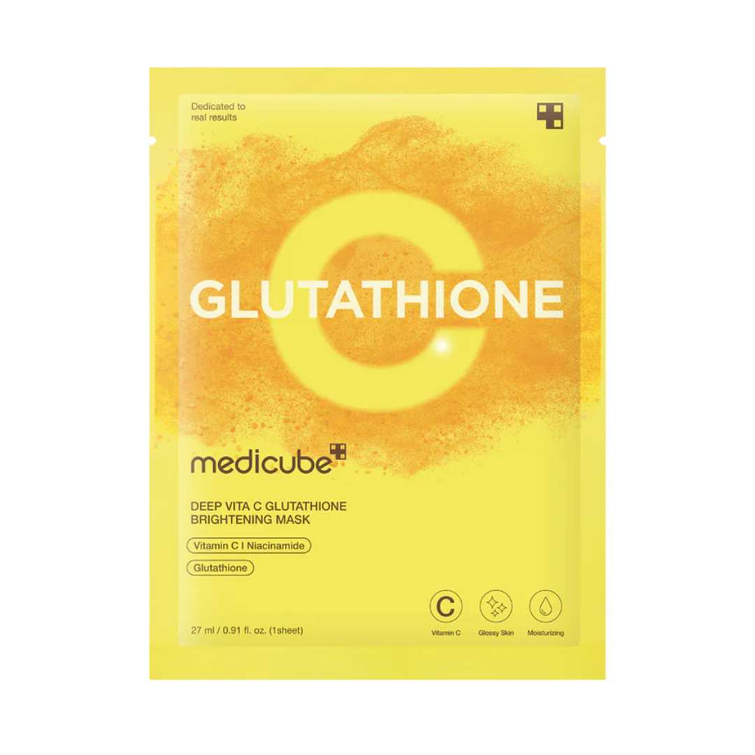 Medicube - Deep Vita C Glutathione Brightening Mask (1pcs.)