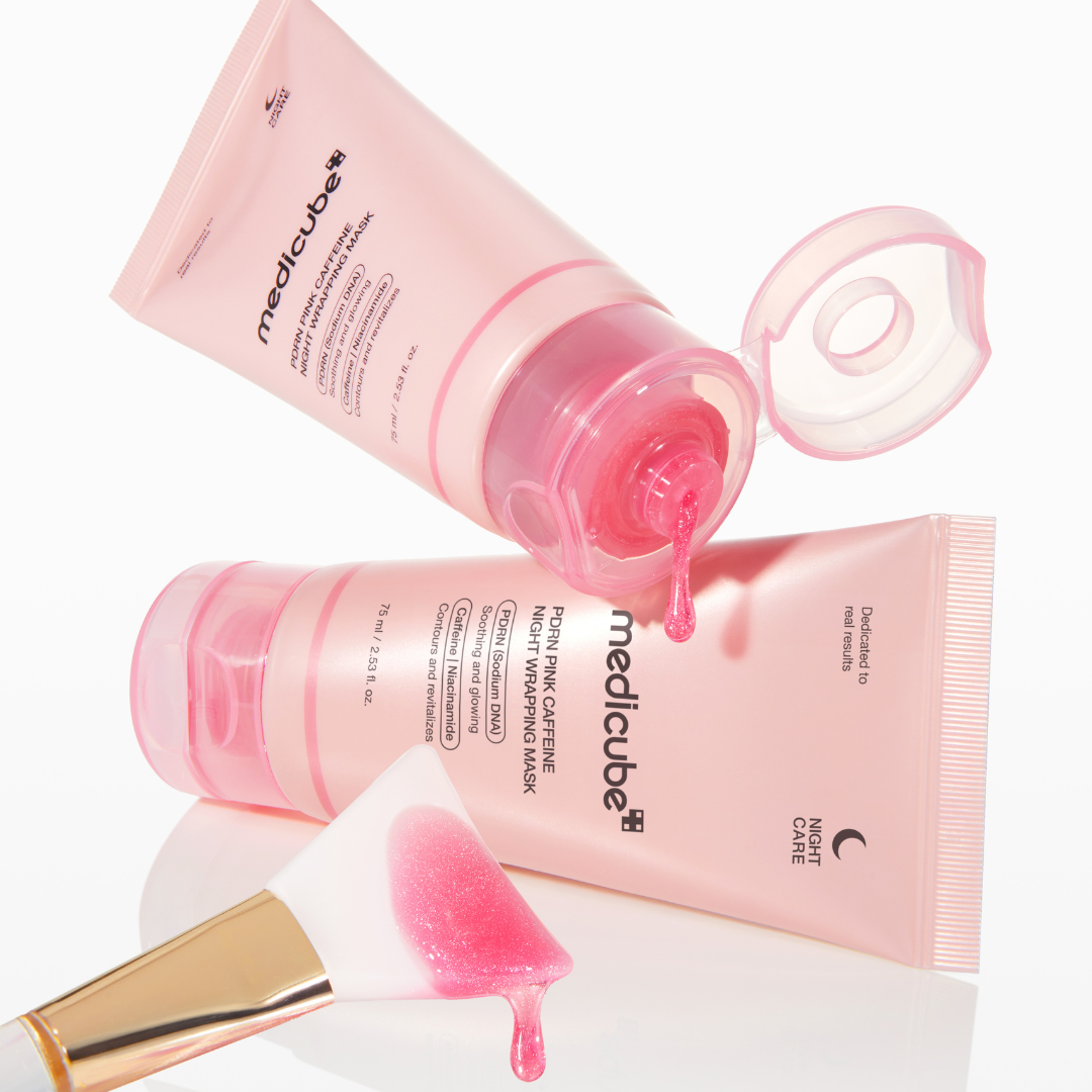 Medicube - PDRN Pink Caffeine Night Wrapping Mask (75ml.)