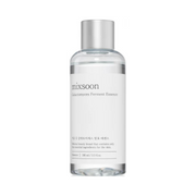 Klar flaske med sølvfarvet låg, mærket "mixsoon Galactomyces Ferment Essence" 100 ml.