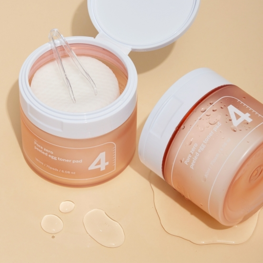 Numbuzin - No.4 Pore Zero Peeled Egg Toner Pad