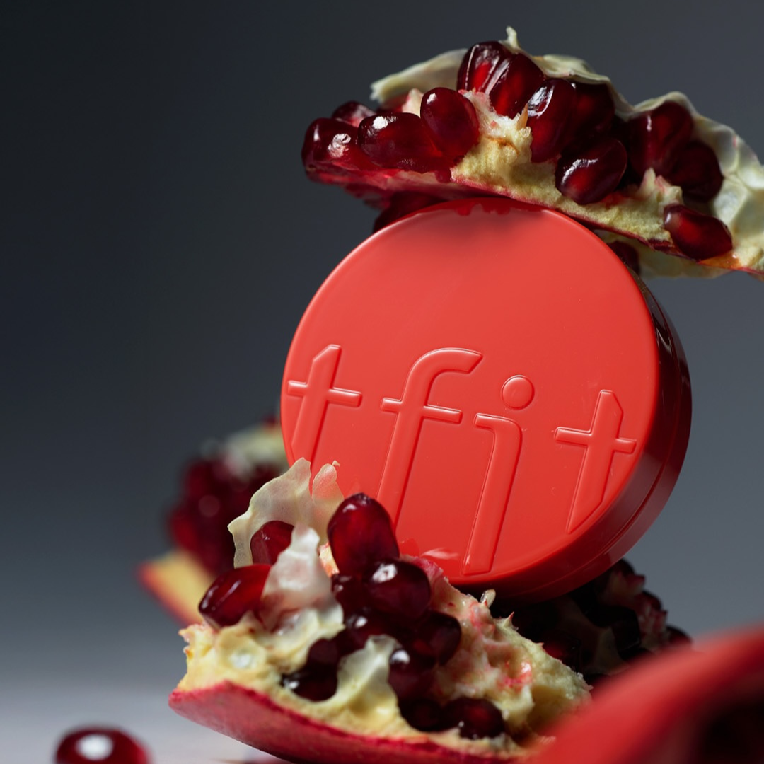 Tfit - Fluffy Velvet Cushion Blush (#Bright Red)