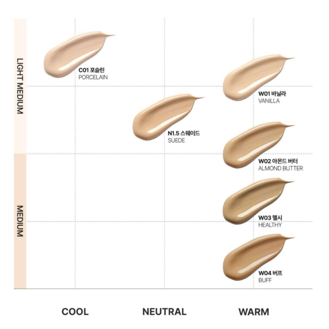 Tfit - Layering Fit Glow Cushion Ex (#W01 Vanilla)