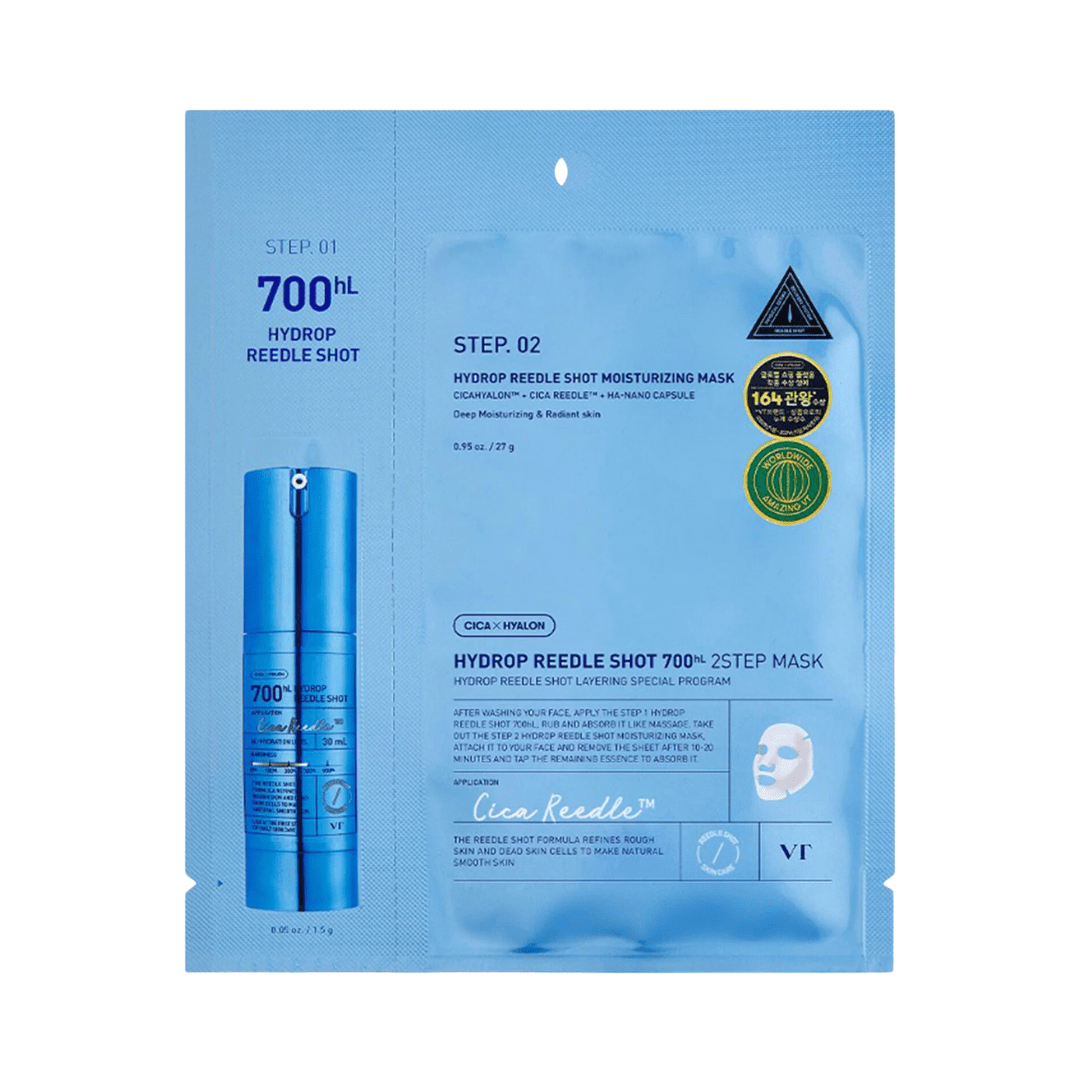 VT Cosmetics - Hydrop Reedle Shot 700hL 2-STEP Mask