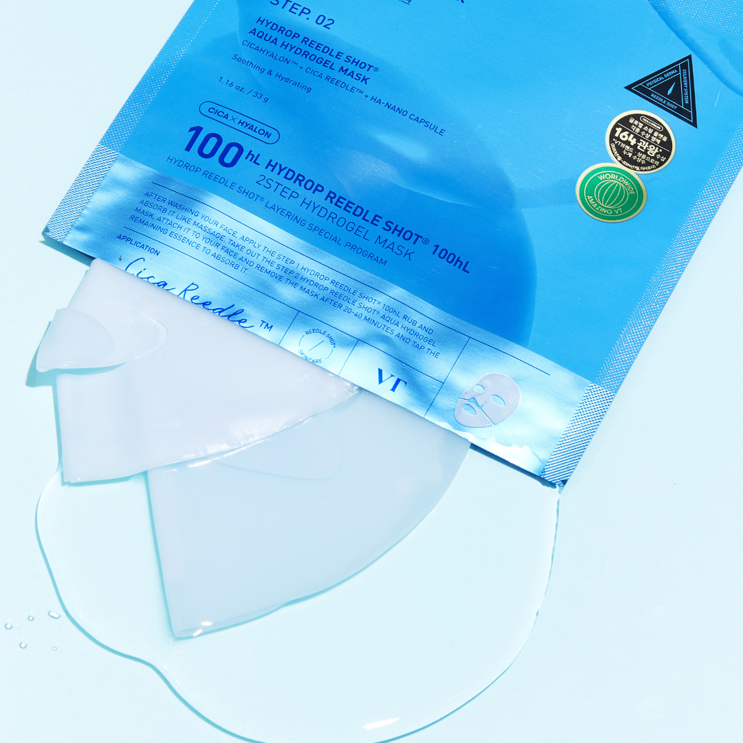 VT Cosmetics - Hydrop Reedle Shot 100hL 2Step Hydrogel Mask (1pcs.)