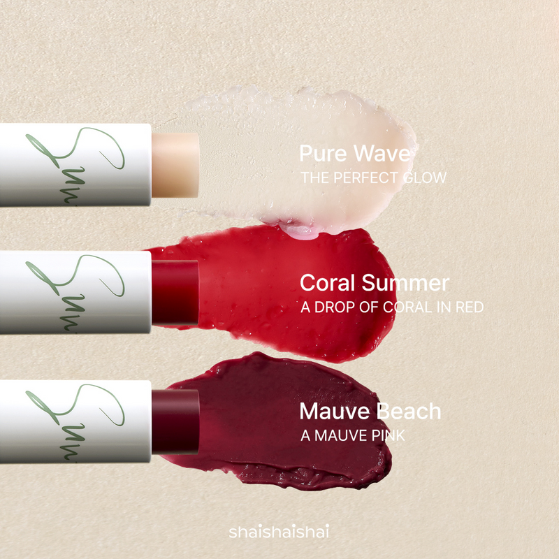 shaishaishai - Sun-Kissed Plump Lip Balm (#03 mauve beach)