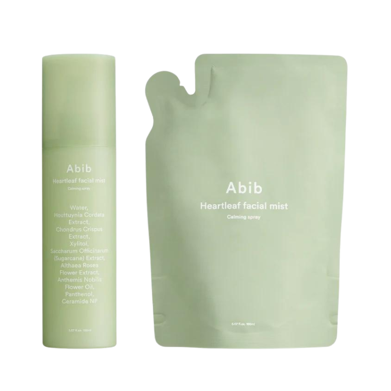 Abib - Heartleaf Facial Mist Calming Spray + Refill