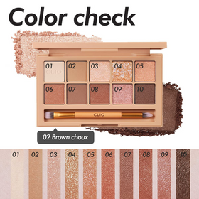 Clio - Pro Eye Palette (#Brown Choux)