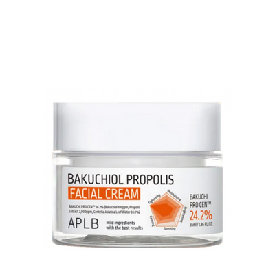 Krukke med Bakuchiol Propolis Facial Cream, 24,2% Bakuchi Pro Cen™, 55 ml.