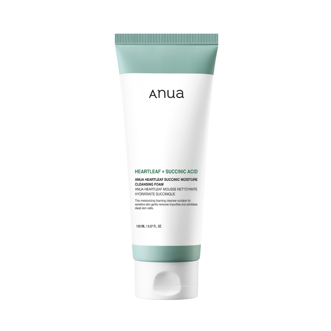 Anua - Heartleaf Succinic Moisture Cleansing Foam