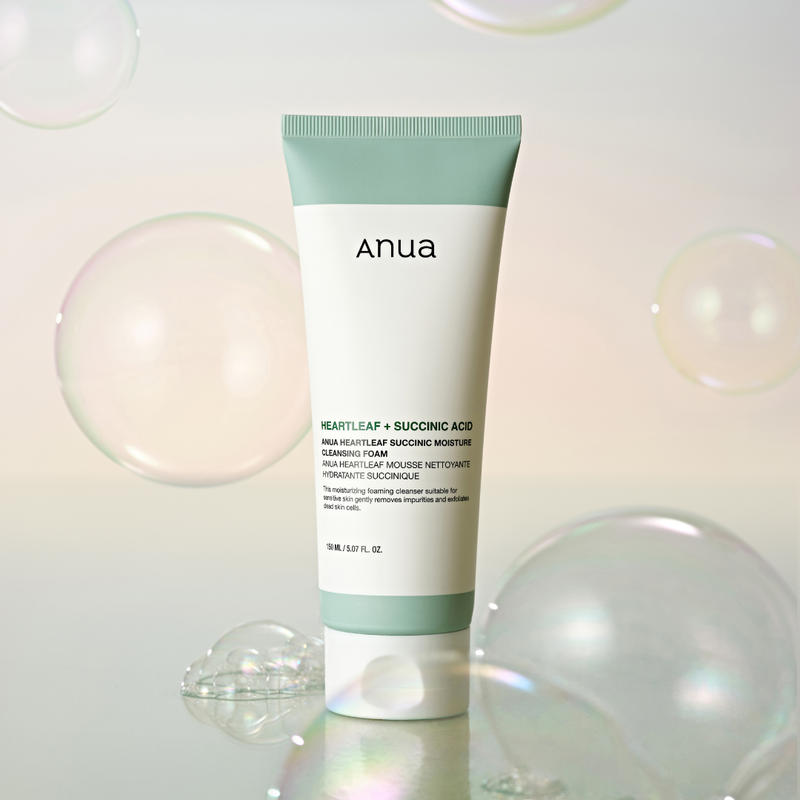 Anua - Heartleaf Succinic Moisture Cleansing Foam