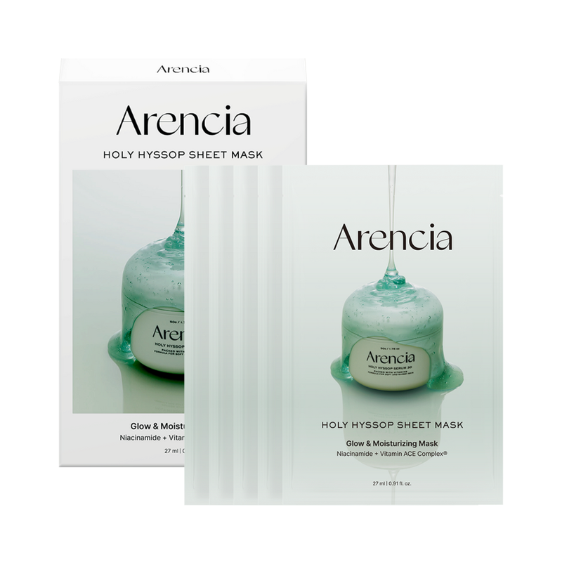 Arencia - Holy Hyssop Sheet Mask (5 pcs.)