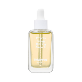 Klar flaske med dråbeindsats, etikette: "Propolis Energy Calming Ampoule" fra By Wishtrend.