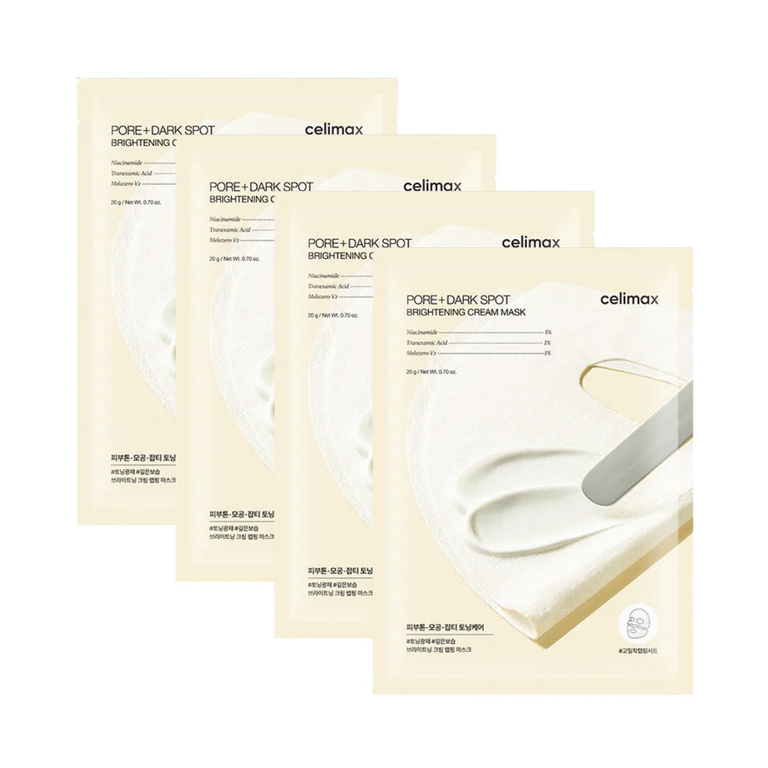 Celimax - Pore+Dark Spot Brightening Cream Mask (4pcs.)