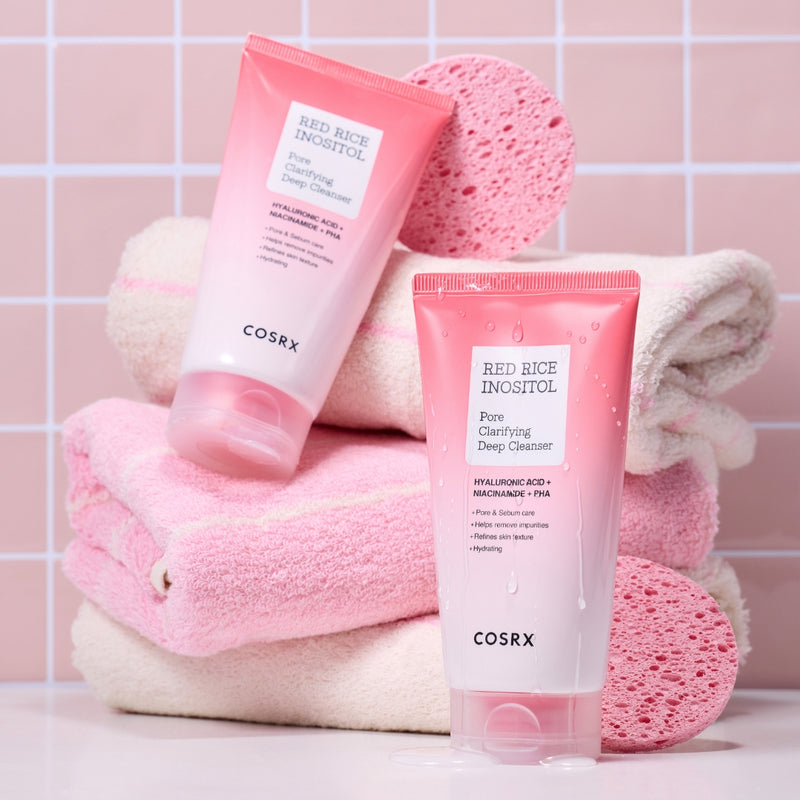 Cosrx - Red Rice Inositol Pore Clarifying Deep Cleanser  (150ml.)