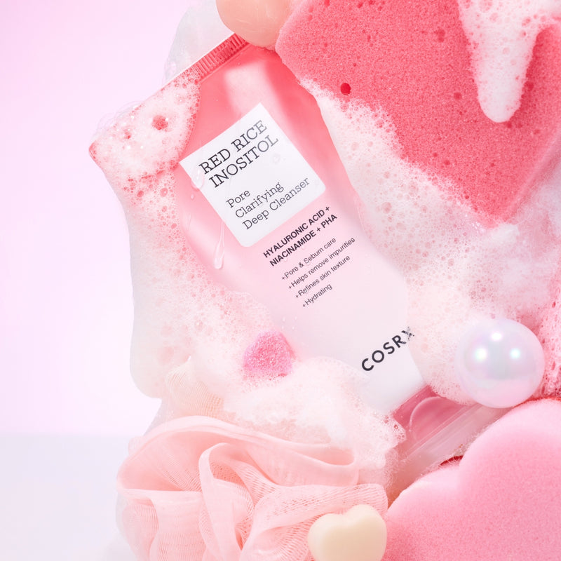 Cosrx - Red Rice Inositol Pore Clarifying Deep Cleanser  (150ml.)