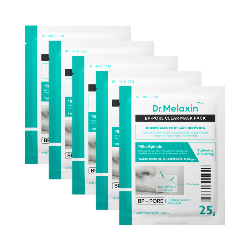 Dr.Melaxin - BP Pore Clear Facial Mask (5 pcs.)