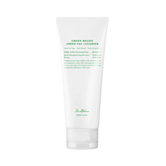 Hvid tube med grøn tekst: "Green Relief Amino Gel Cleanser" fra Dr. Althea, 150 ml.