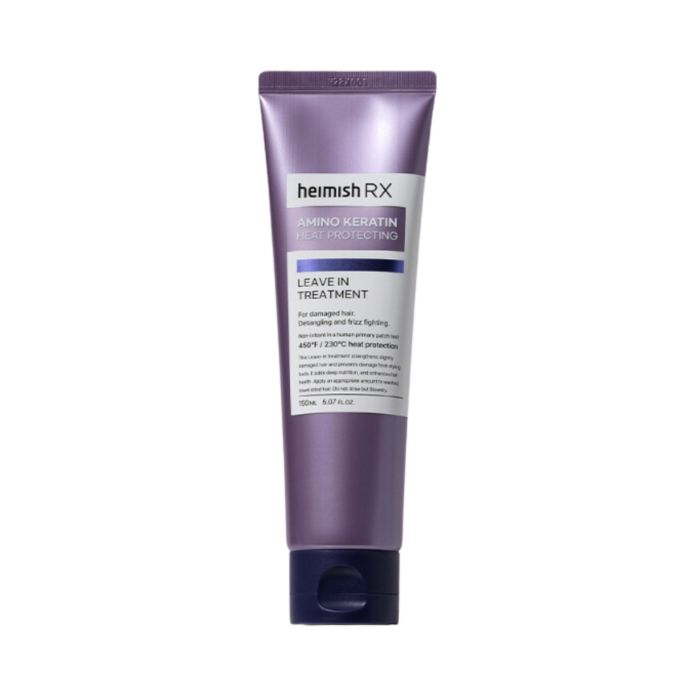 Lilla tube med Heimish RX Amino Keratin Heat Protecting Leave In Treatment, 150 ml.