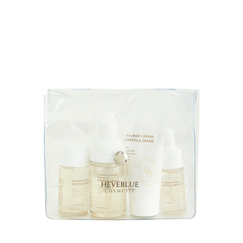 Heveblue - Salmon Caring Centella Special Travel Kit Bag