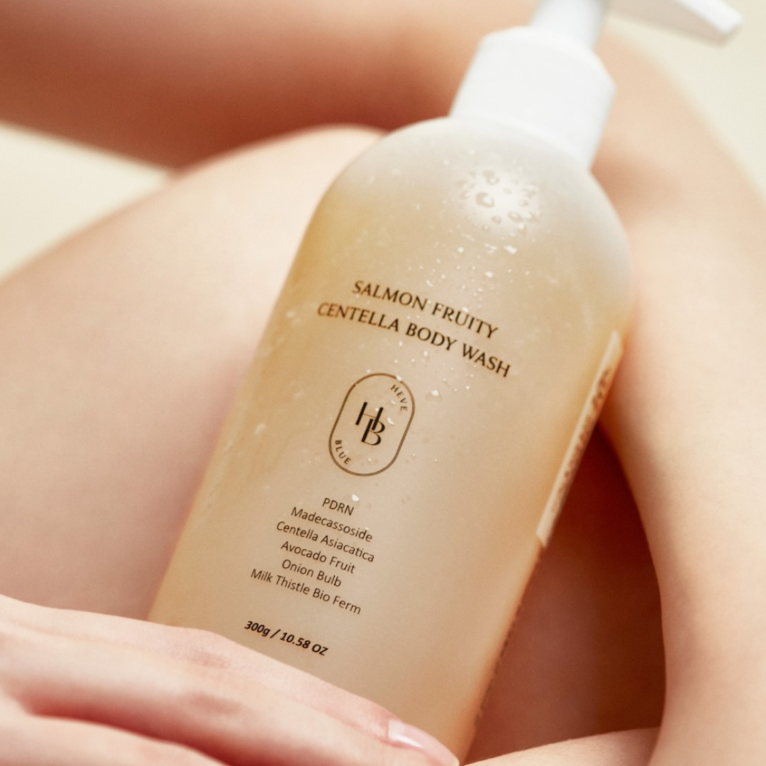 Heveblue - Salmon Fruity Centella Body Wash (300 ml.)