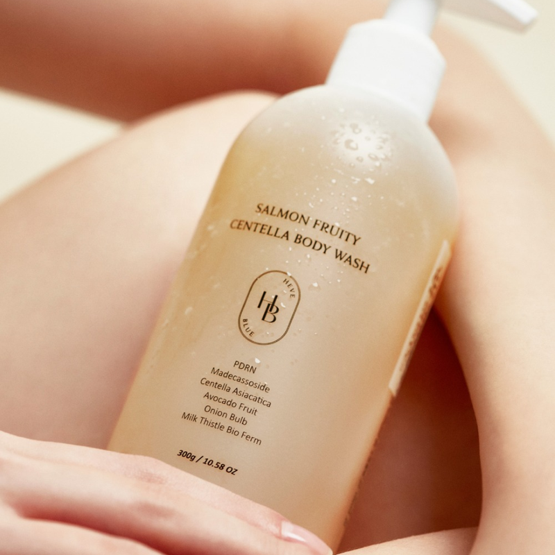 Heveblue - Salmon Fruity Centella Body Wash (300 ml.)