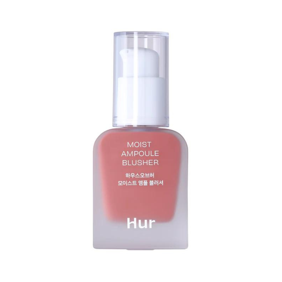 Hur - Moist Ampoule Blusher (#03 Rose Brown)