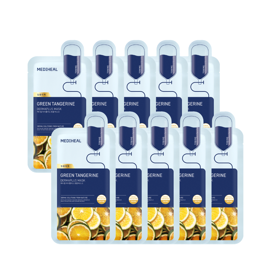 Mediheal - Dermaplus Green Tangerine Mask (10pcs.)