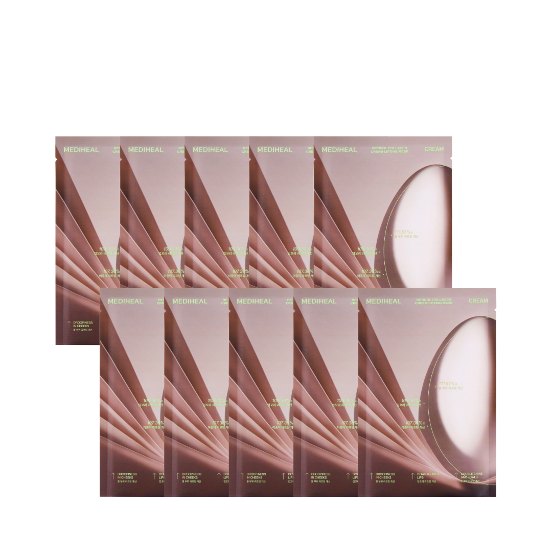 Mediheal - Retinol Collagen Cream Lifting Mask (10pcs.)