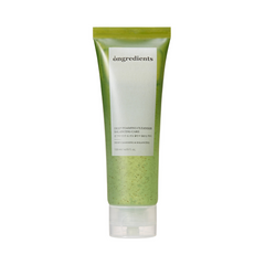 Grøn tube med tekst: Ongredients - Deep Foaming Cleanser, 120 ml, engelsk og koreansk skrift.