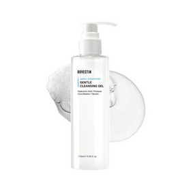 Rovectin Aqua Gentle Cleansing Gel flaske med pumpe, klar gel bagved.