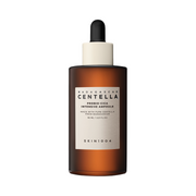 Brun flaske med dråbehætte, mærket "Madagascar Centella Probio-Cica Intensive Ampoule, 95 ml".