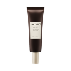 Brun tube med cremefarvet etiket, SKIN1004 Centella Probio-cica Glow Sun Ampoule, 50 ml.