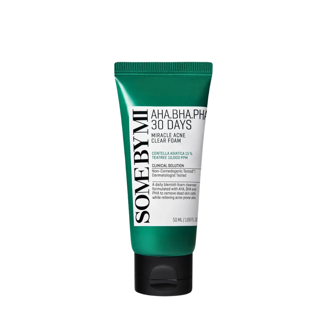 Some By Mi - AHA BHA PHA 30 Days Miracle Acne Clear Foam (50ml.)