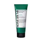 Grøn tube med hvid etiket, Some By Mi AHA BHA PHA Miracle Calming Body Lotion, 200 ml.