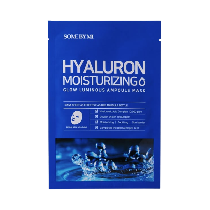 Some By Mi - Hyaluron Moisturizing Glow Luminous Ampoule Mask
