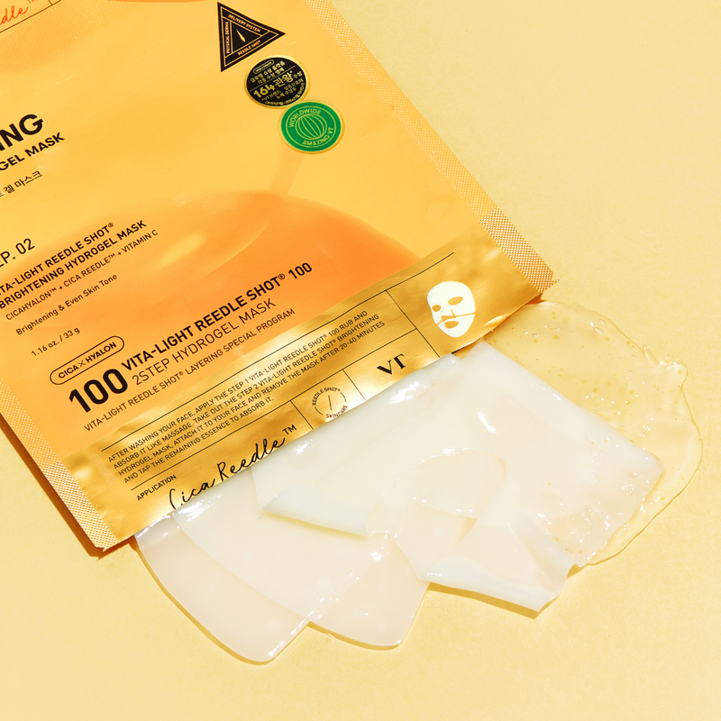 VT Cosmetics - Vita-Light Reedle Shot 100 2Step Hydrogel Mask (1pcs.)