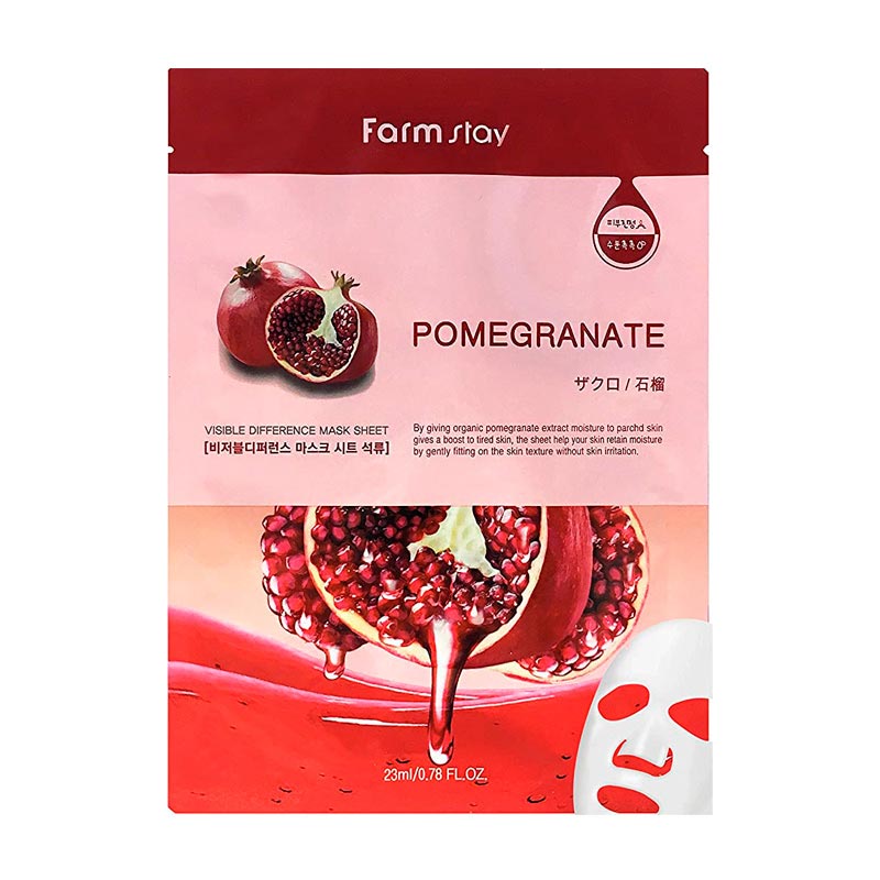 Farm Stay - Visible Difference Mask Sheet - Pomegranate