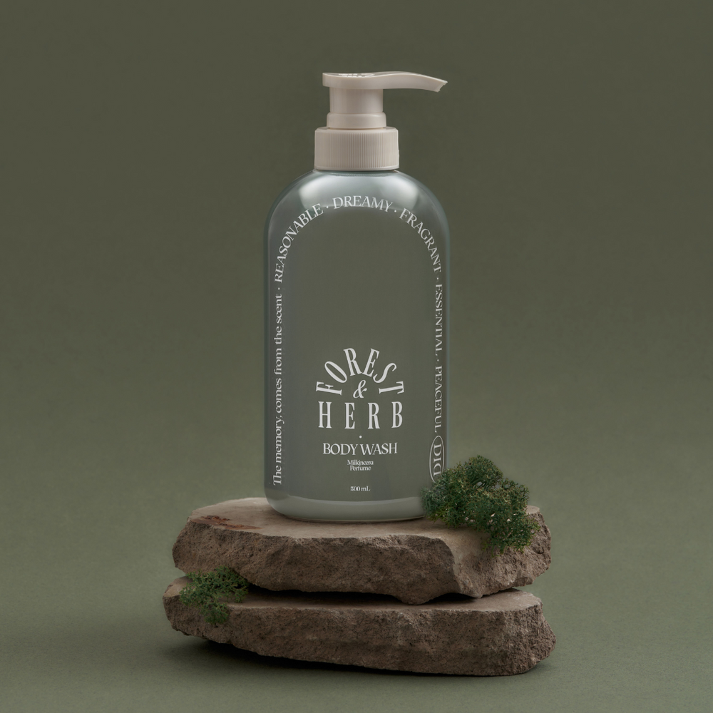 odiD - Milkincera Perfume Body Wash - (#Forest & Herb)