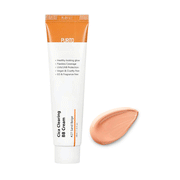 Purito Cica Clearing BB Cream tube med en beige cremeswatch ved siden af.