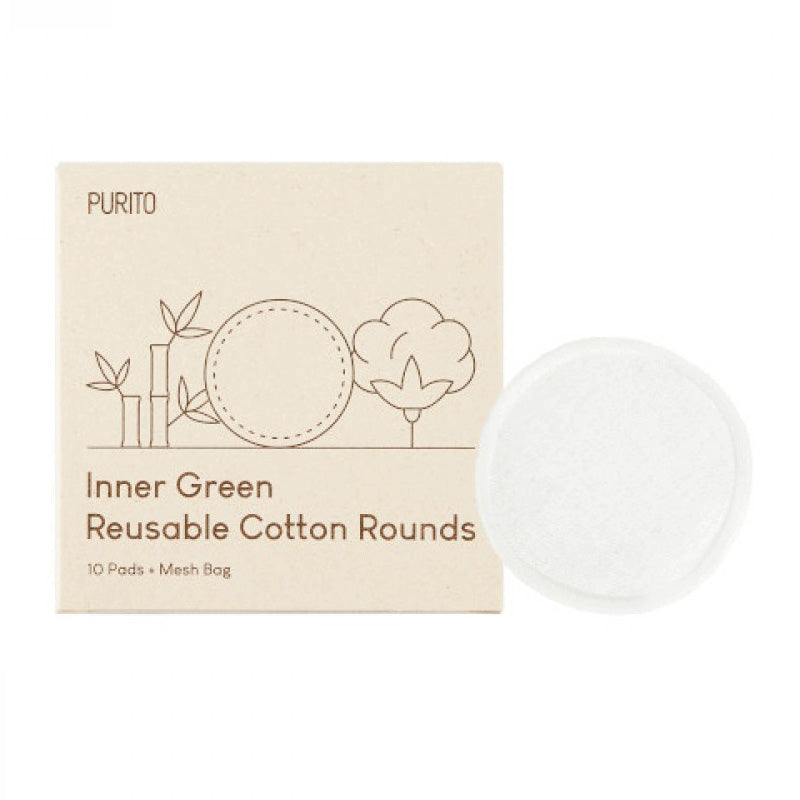 Purito - Inner Green Reusable Cotton Rounds